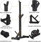 Adjustable Squat and Barbell Rack for Home Gym