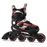 FILA J-ONE Kids Inline Skates Black/Red Size L