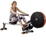 V-Fit Tornado Air Rower - Black & Silver