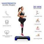 Adjustable Home Fitness Exercise Stepper Platform