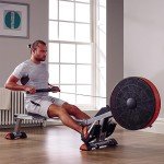 V-Fit Tornado Air Rower - Black & Silver