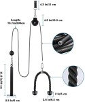 Morwealth Adjustable Cable Pulley System for Home Gym