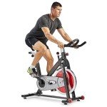 Sunny Health Exercise Bike with Adjustable Seat & Handlebar