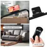 BTM Portable Folding Treadmill with Bluetooth Speaker