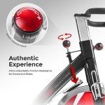 Sunny Health Exercise Bike with Adjustable Seat & Handlebar