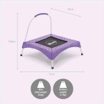 Kids' Trampoline with Balance Handle - Plum Bouncer
