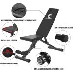 Adjustable Foldable Weight Bench for Home Workouts