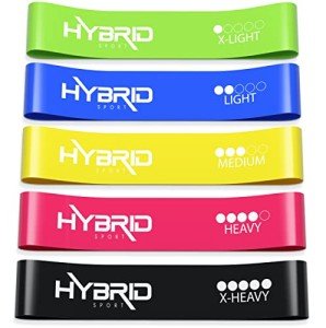 Hybrid Resistance Bands Set [5 Levels] for Home Fitness