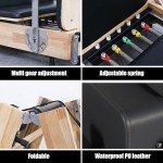 Wooden Foldable Pilates Reformer Machine for Home