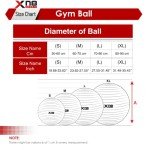 Extra Thick Pilates Exercise Ball with Pump - 75cm