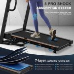 Foldable High-Power Treadmill with Bluetooth Speakers