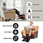 Under Desk Elliptical Trainer with LCD Monitor