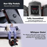 Under Desk Elliptical Trainer with LCD Monitor