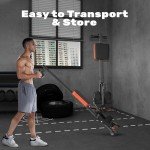 Jupgod Folding Rowing Machine with LCD Monitor