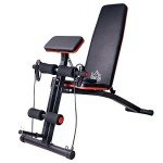 Foldable Adjustable Weight Bench for Home Workouts