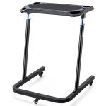Height-Adjustable Indoor Bike Desk with Wheels