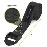ProSource Yoga Strap with Cinch Buckle - Black