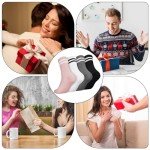 Zuimei Women's Non-Slip Yoga Grip Socks - 4 Pairs