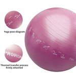 Proiron Anti-Burst Yoga and Fitness Exercise Ball