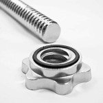 KOMODO 4ft Spinlock Barbell for Weightlifting