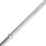 DTX 6ft Chrome Spinlock Barbell for Fitness