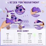 Gonex Adjustable Roller Skates with Light-Up Wheels