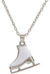 Ice Skate Charm Necklace for Girls