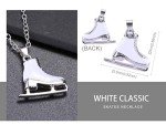 Ice Skate Charm Necklace for Girls