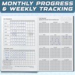 Fitness Tracker and Goal Planner Journal - A5 Size