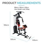 Fit4home Multi-Functional Home Gym Workout Station