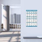 QuickFit 3-Pack Workout Charts for Home Fitness