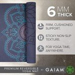 Gaiam Reversible Thick Yoga and Exercise Mat