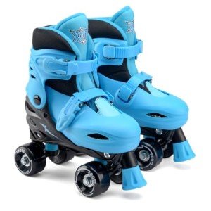 Adjustable Kids Quad Skates - Blue/Black