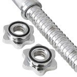 DTX Fitness 4ft Adjustable Barbell Weight Bar