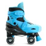 Adjustable Kids Quad Skates - Blue/Black