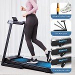 Folding Motorized Treadmill with Bluetooth Speaker