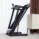 Folding Motorized Treadmill with Bluetooth Speaker