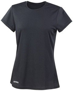 Black Quick-Dry Performance Tee for Women