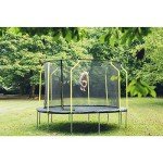 8ft Plum Wave Springsafe Trampoline with Enclosure