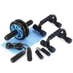 TOMSHOO Ab Wheel Kit with Push-Up Bar & Mat