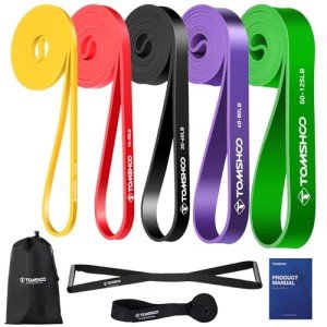 TOMSHOO Resistance Bands Set with Door Anchor
