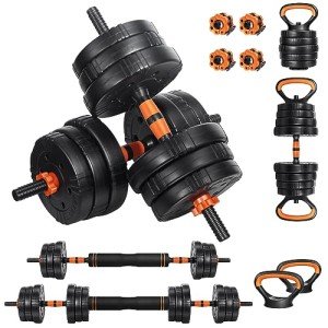 44LB Adjustable Dumbbell Set for Home Gym