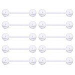 FECTAS 10-Piece Flexible Tongue Ring Set