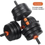 44LB Adjustable Dumbbell Set for Home Gym