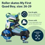 Kids' Adjustable Beginner Roller Skates - Various Colors