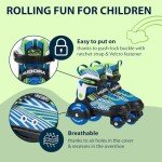 Kids' Adjustable Beginner Roller Skates - Various Colors