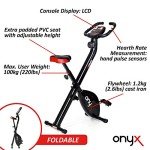 VIAVITO Compact Folding Upright Exercise Bike