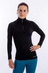 Sundried Women's Black Half Zip Fitness Jacket