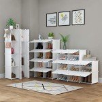 Oversized 2-Tier Shoe Rack Organizer for 28 Pairs
