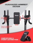 PASYOU Adjustable Power Tower - 6 in 1 Fitness Station